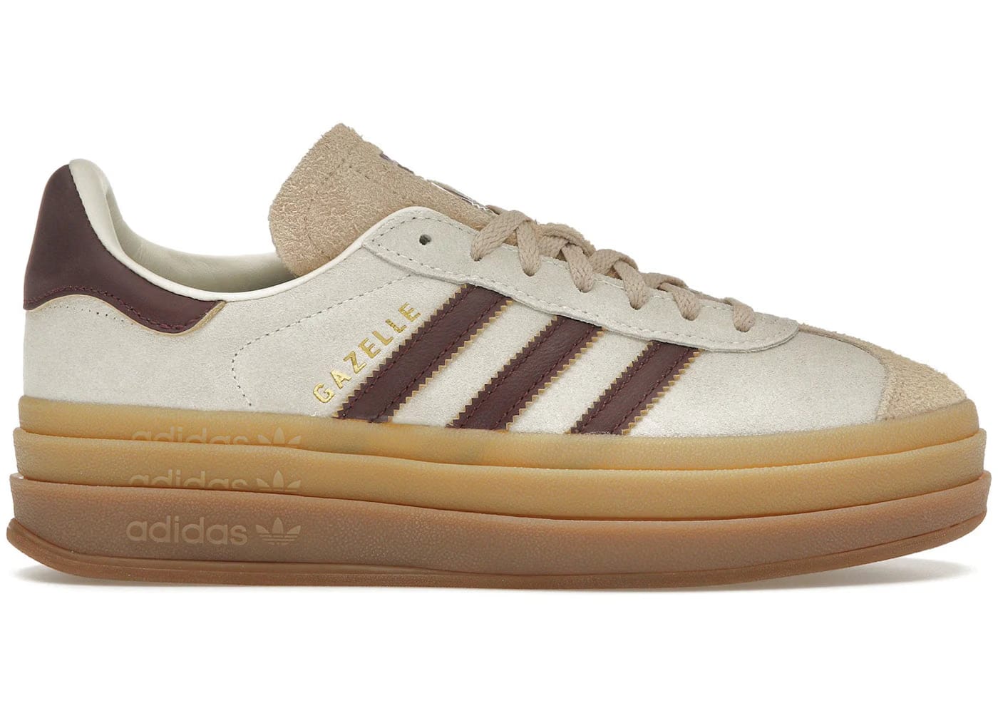Adidas Wmns Gazelle 'Cream White Maroon'