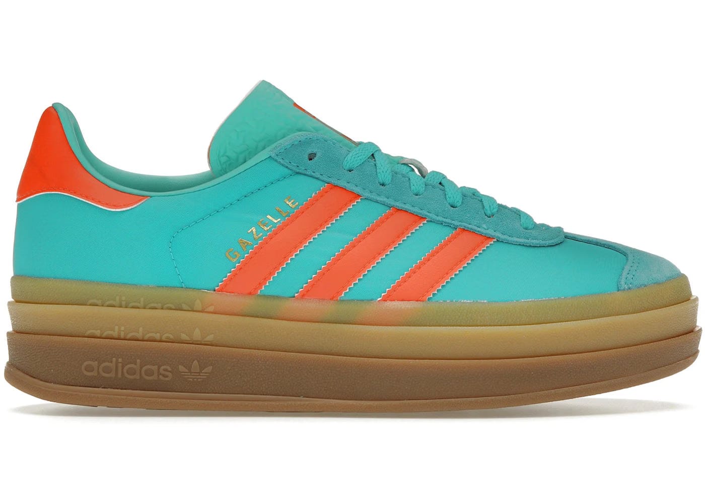 Adidas Gazelle Bold Mint Rush Impact Orange Womens