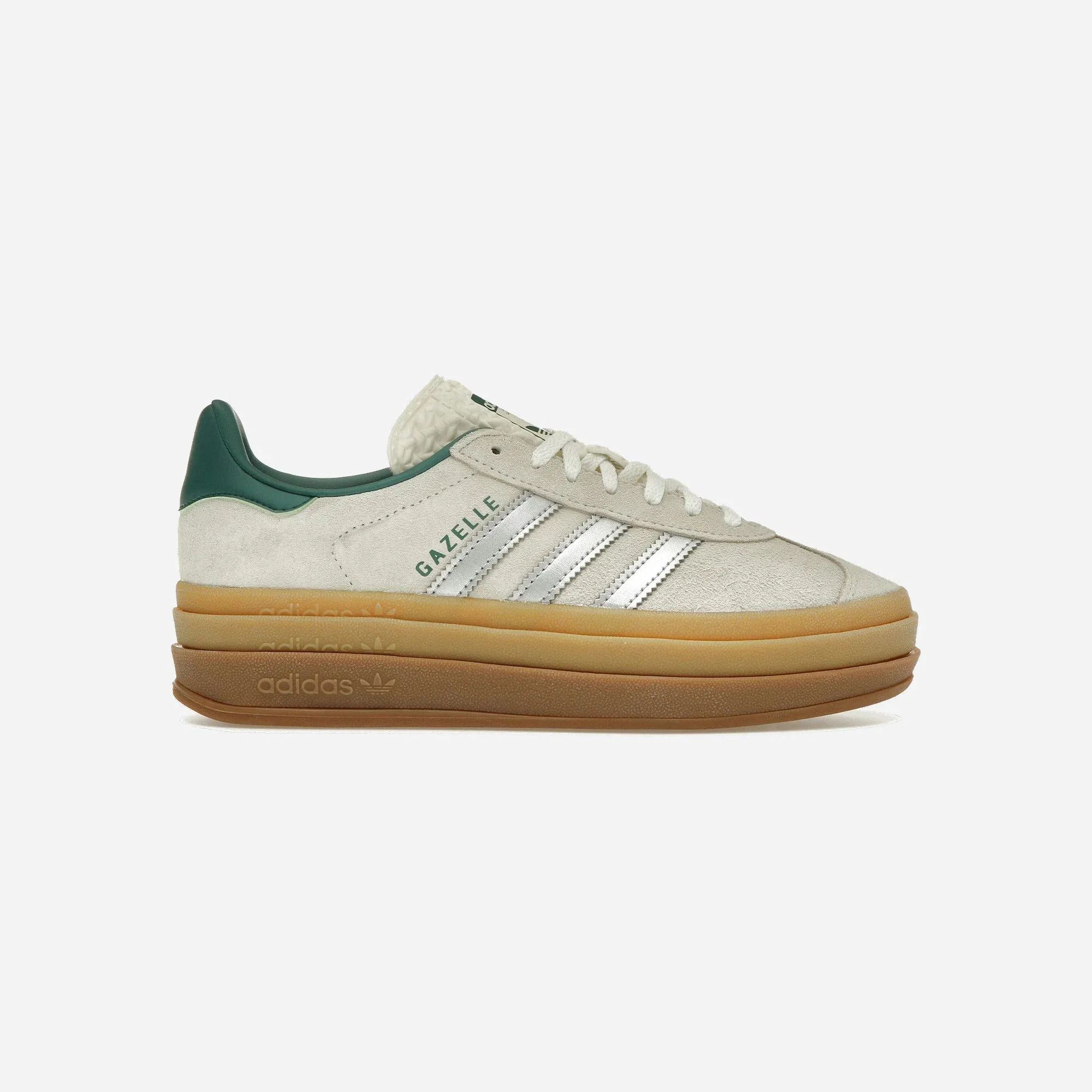 Adidas Gazelle Bold Off White Collegiate Green (Women'S)