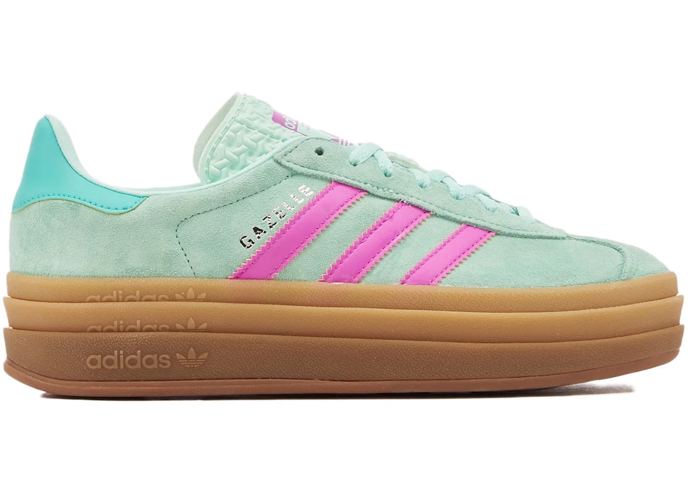 Adidas Gazelle Bold Turqoise Pink Kids