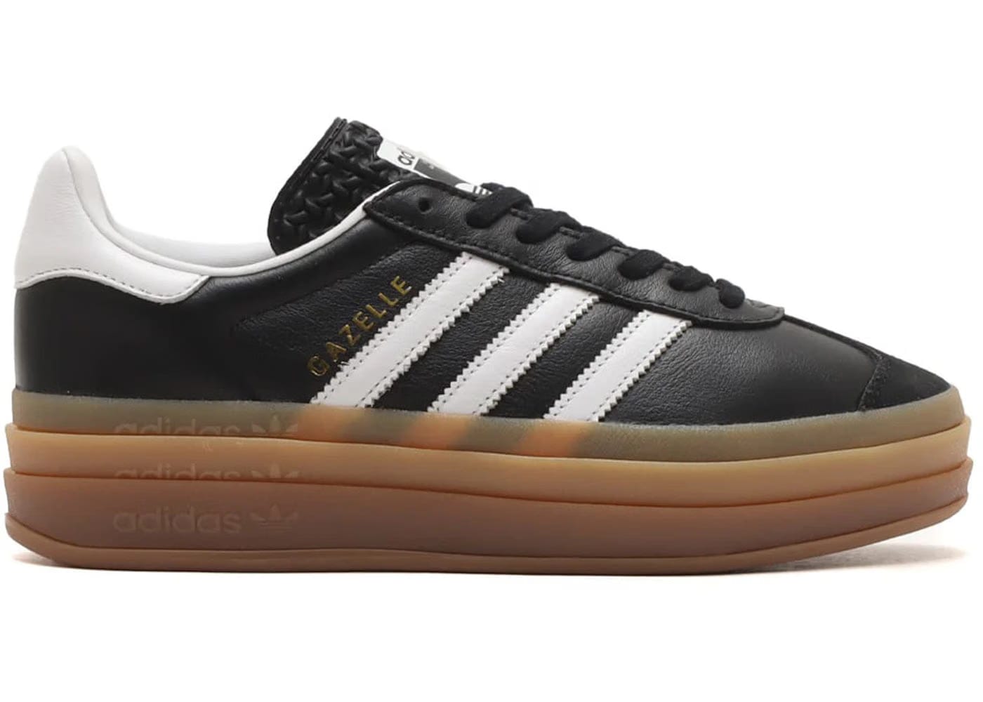 Adidas Gazelle Bold Atmos Black White Gum