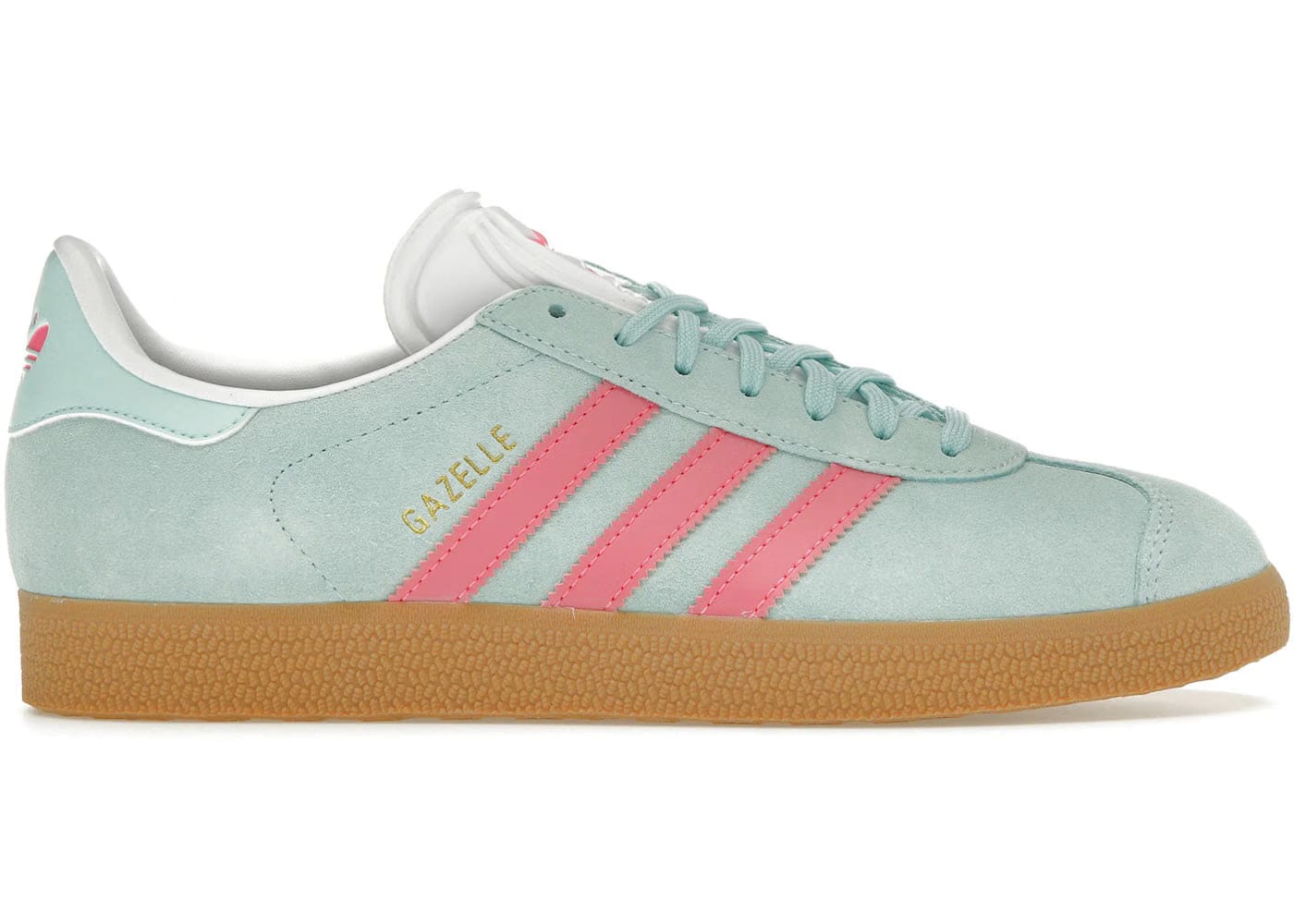Adidas Gazelle Flash Aqua Lucid Pink Womens