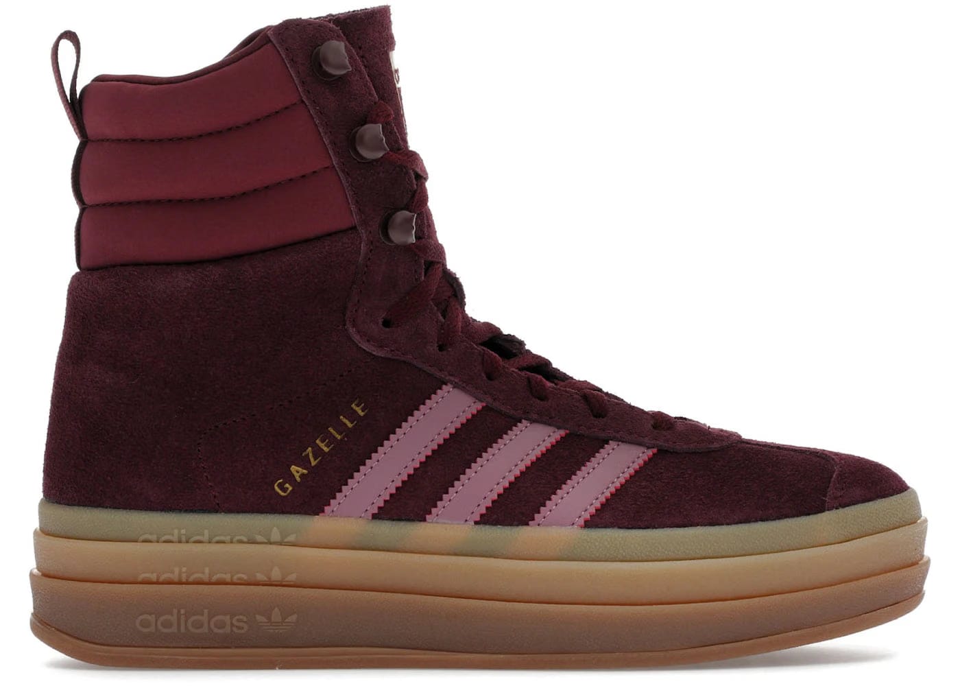 Adidas Wmns Gazelle Boot 'Maroon Gum'