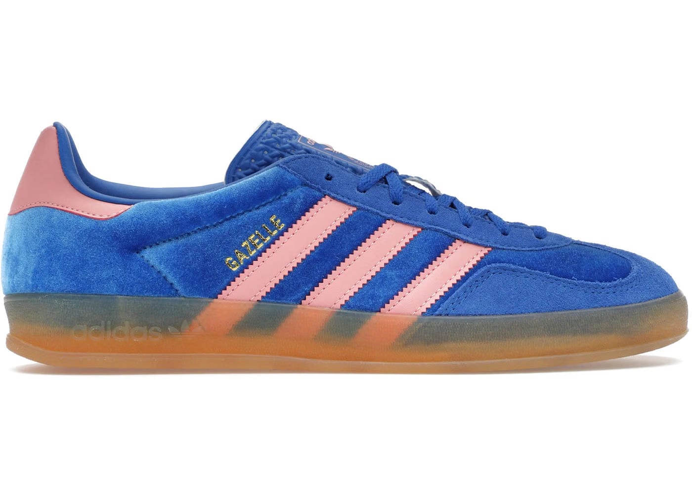 Adidas Wmns Gazelle Indoor 'Blue Semi Pink Velvet'