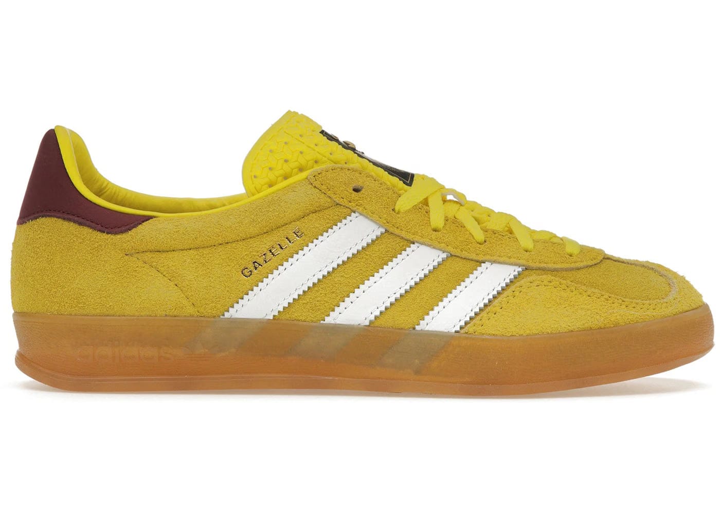 Adidas Wmns Gazelle Indoor 'Bright Yellow Burgundy'