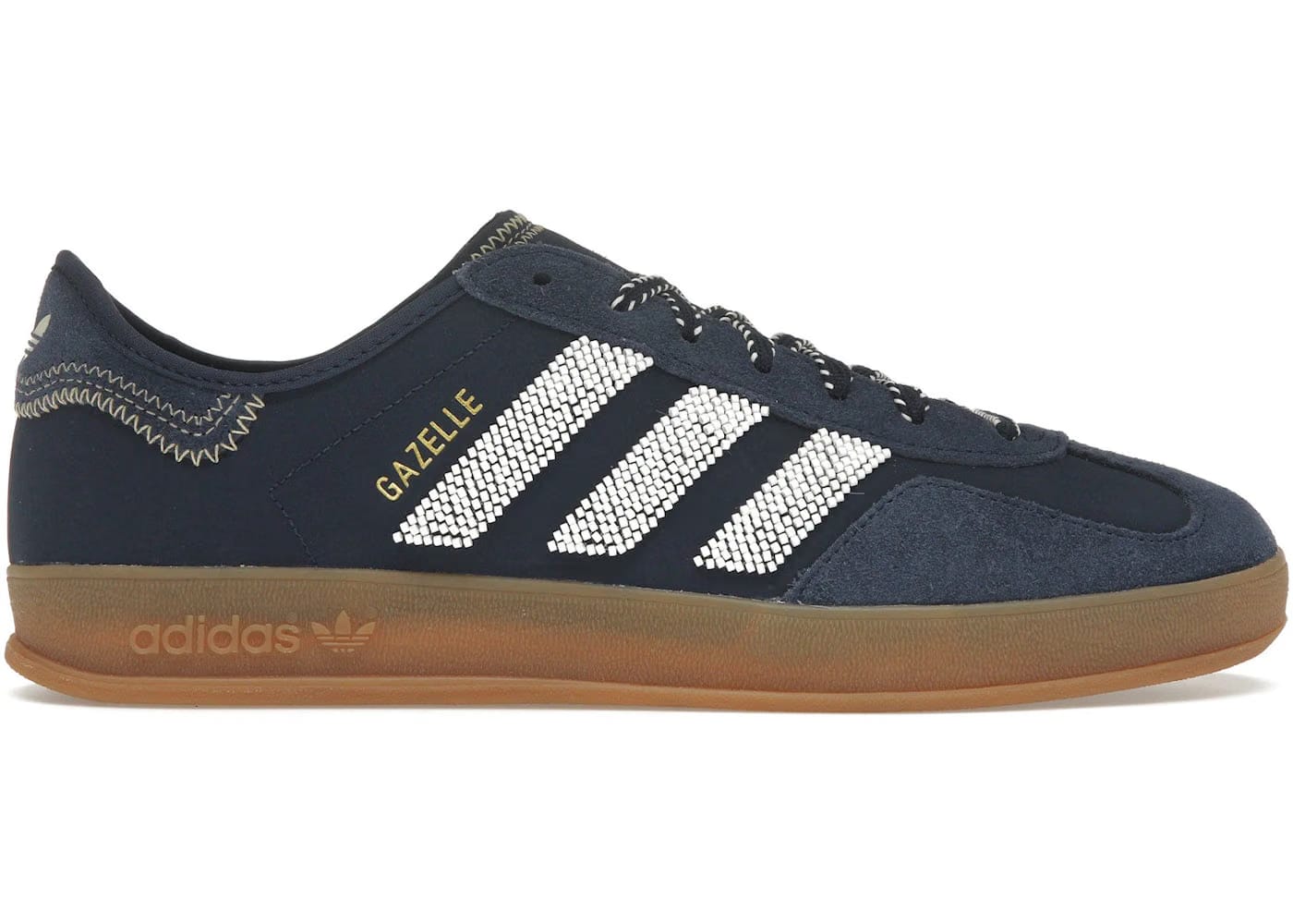 CLOT x adidas Gazelle Indoor Collegiate Navy Off White