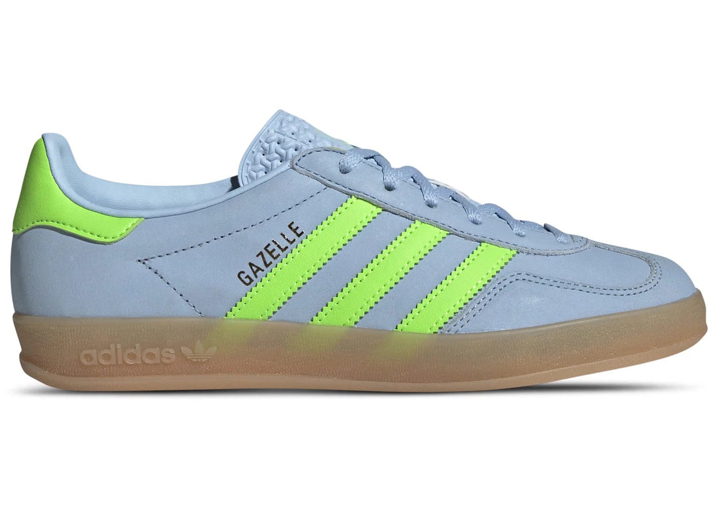 Adidas Gazelle Indoor Clear Sky Solar Green Womens