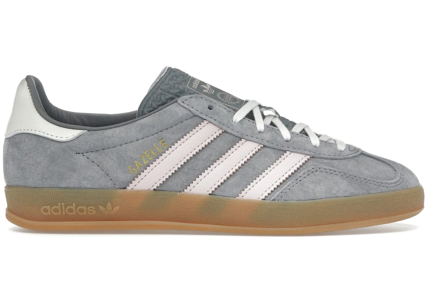 Adidas Gazelle Indoor Grey Sandy Pink Womens