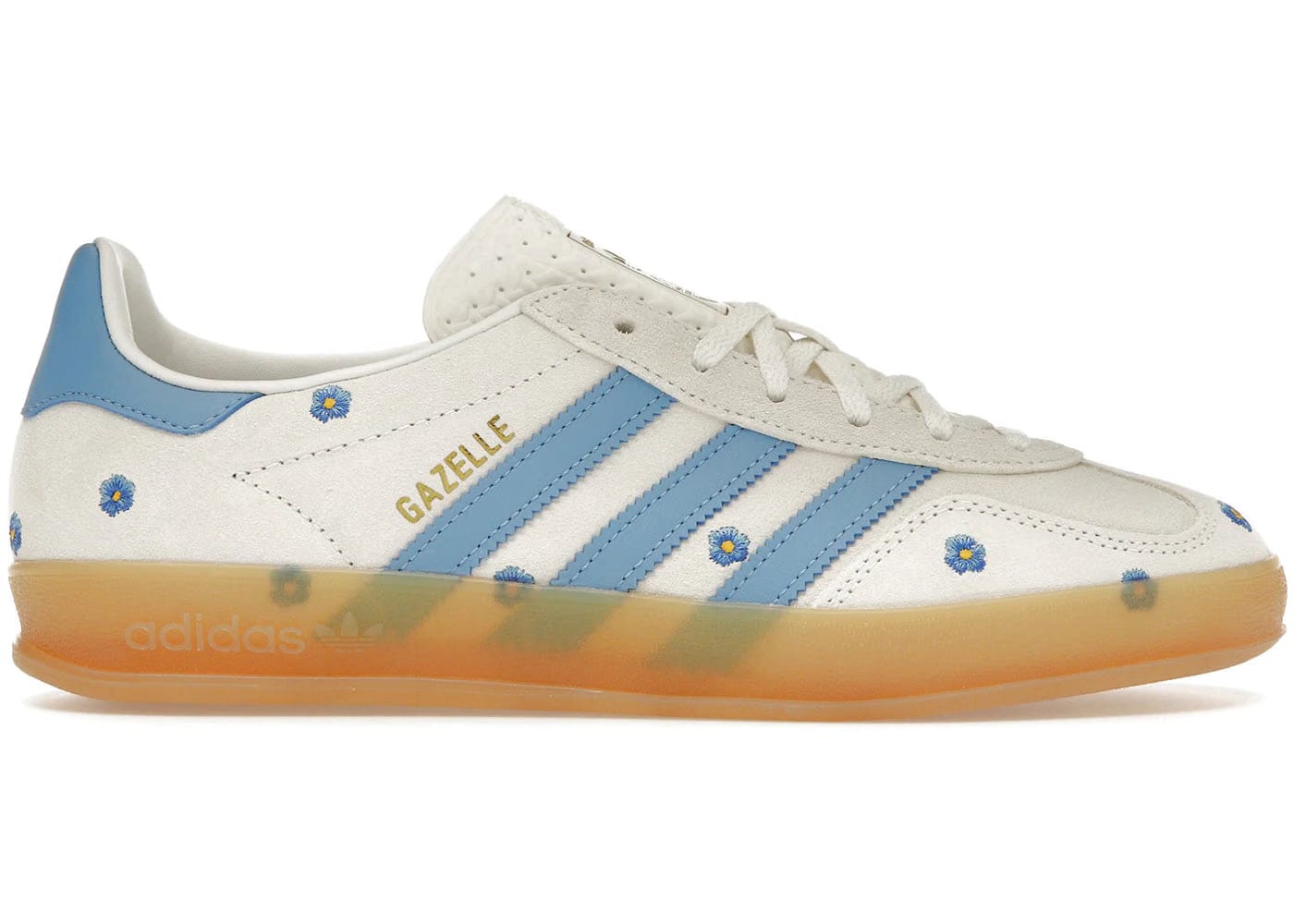 Adidas Wmns Gazelle Indoor 'Light Blue Floral Embroidery'