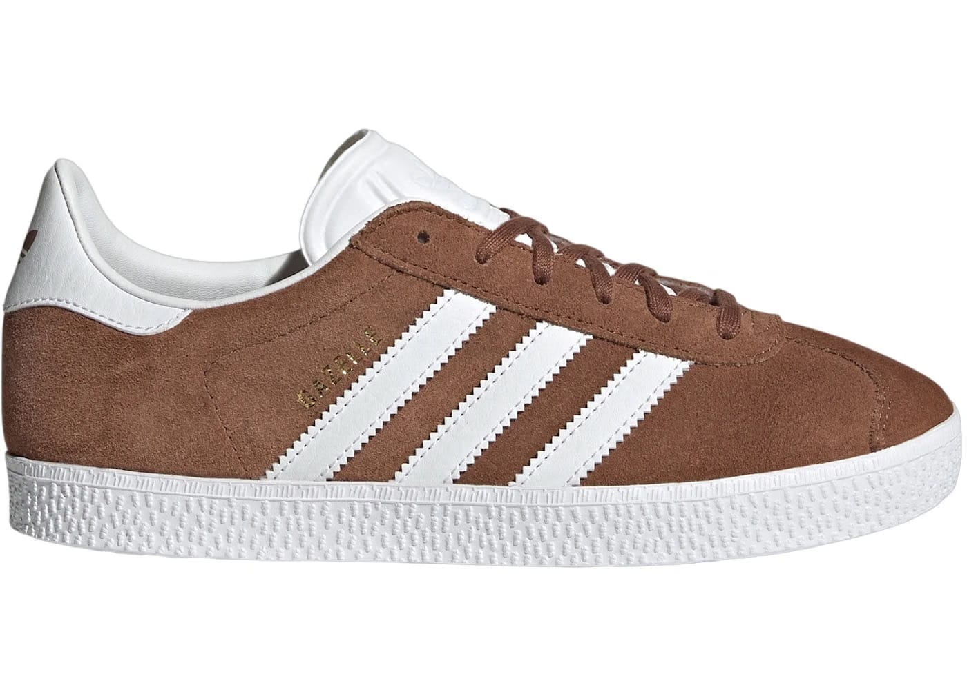Adidas Gazelle Preloved Brown Cloud White Gold Metallic (GS)