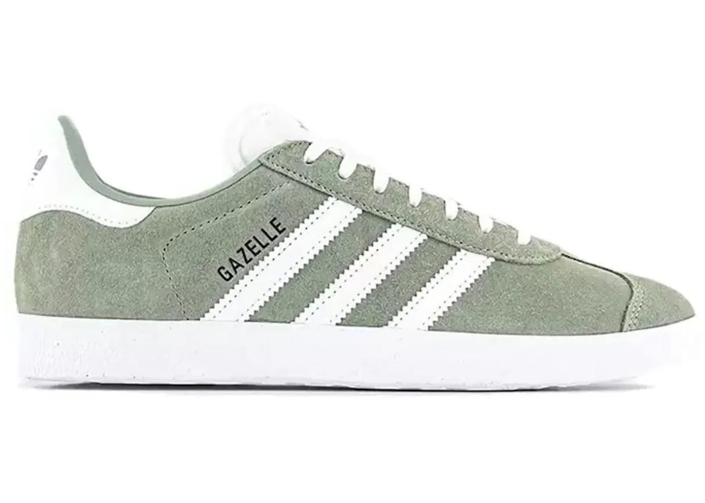 Adidas Gazelle Silver Green Womens