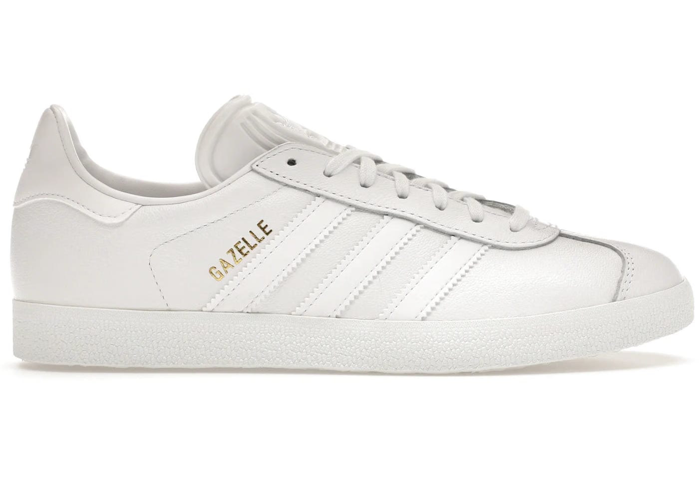 Adidas Gazelle White/White-Gold Metallic
