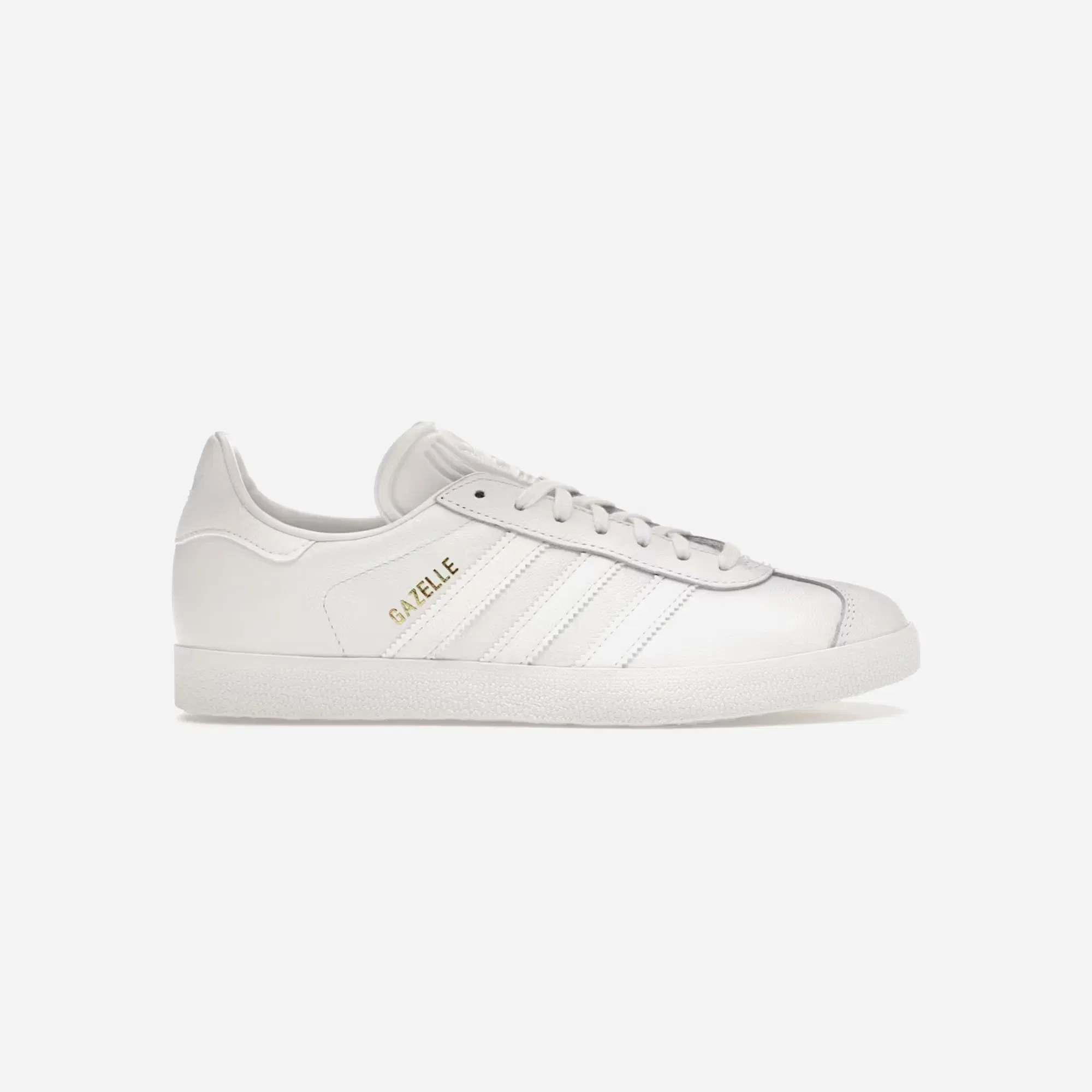 Adidas Gazelle White/White-Gold Metallic