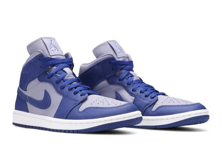 Wmns Air Jordan 1 Mid Se Iron Purple Deep Royal