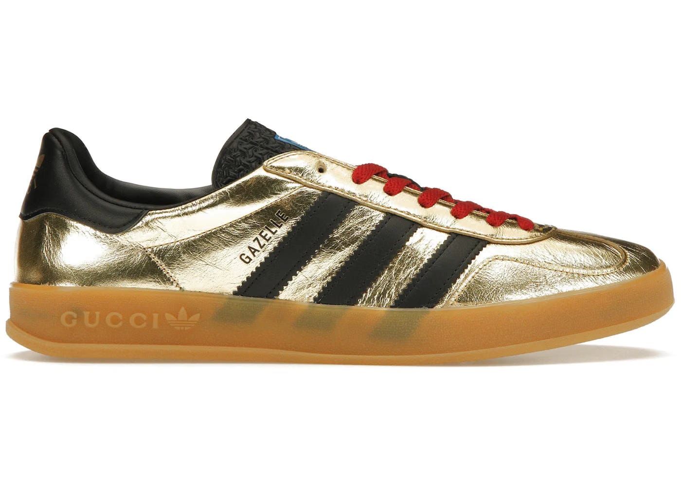 Adidas x Gucci Gazelle Metallic Gold