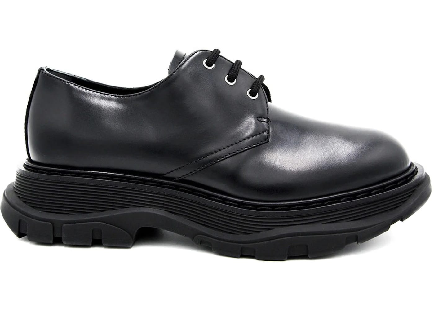 Alexander Mcqueen Chunky Sole Lace-Up Shoes Black