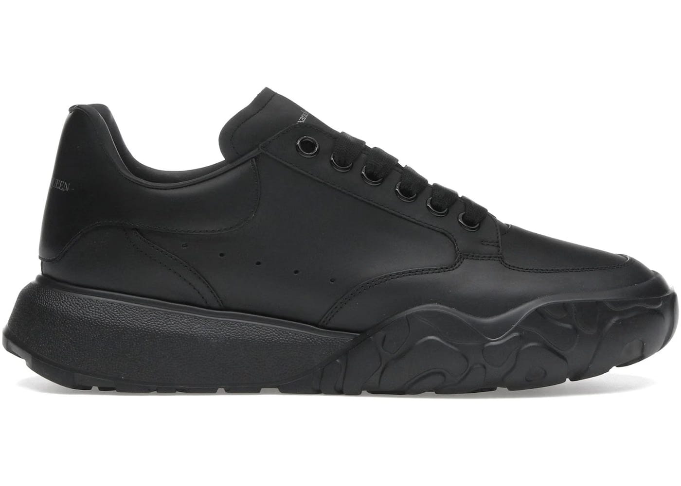 Alexander McQueen Oversized Court Trainer Triple Black