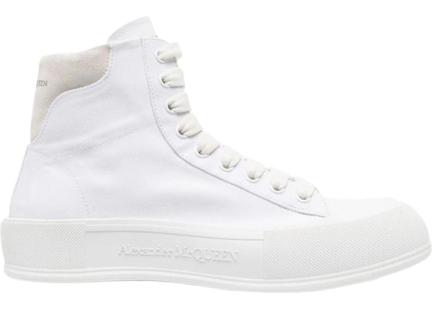 Alexander McQueen Deck Plimsoll High White