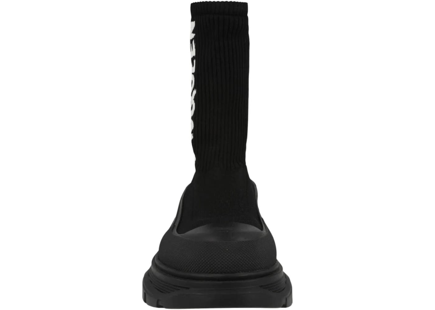 Alexander McQueen Tread Slick Boot Black Graffiti
