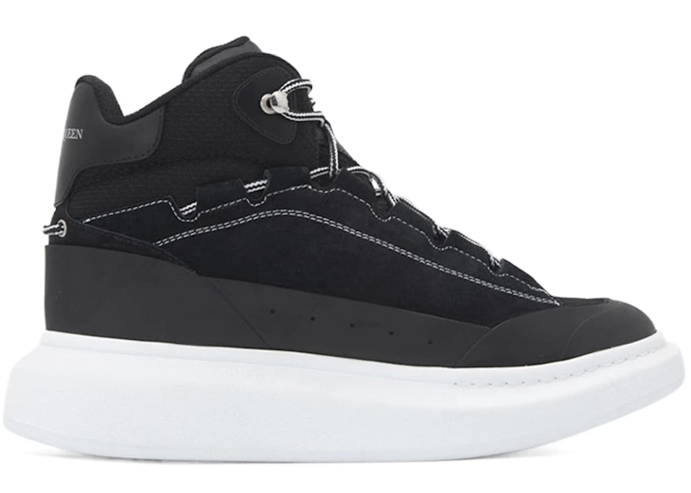 Alexander McQueen High Black White