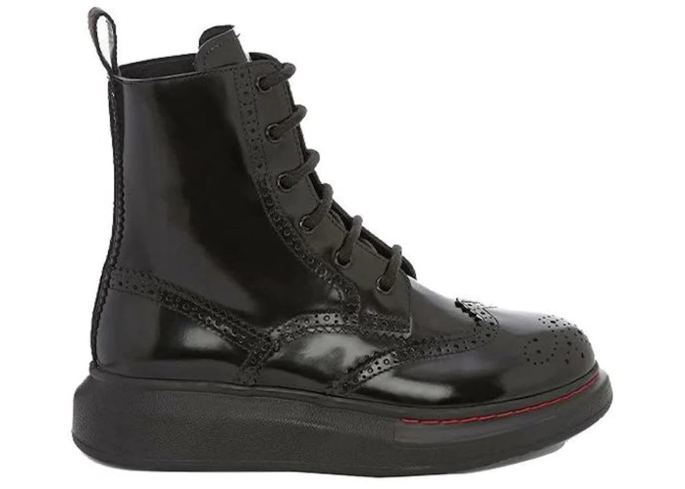 Alexander McQueen Wmns Hybrid Lace Up 'Black'