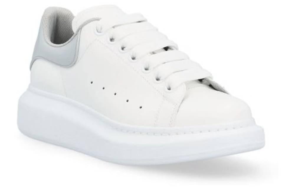 Alexander Mcqueen Larry Oversized White Grey (Women'S)