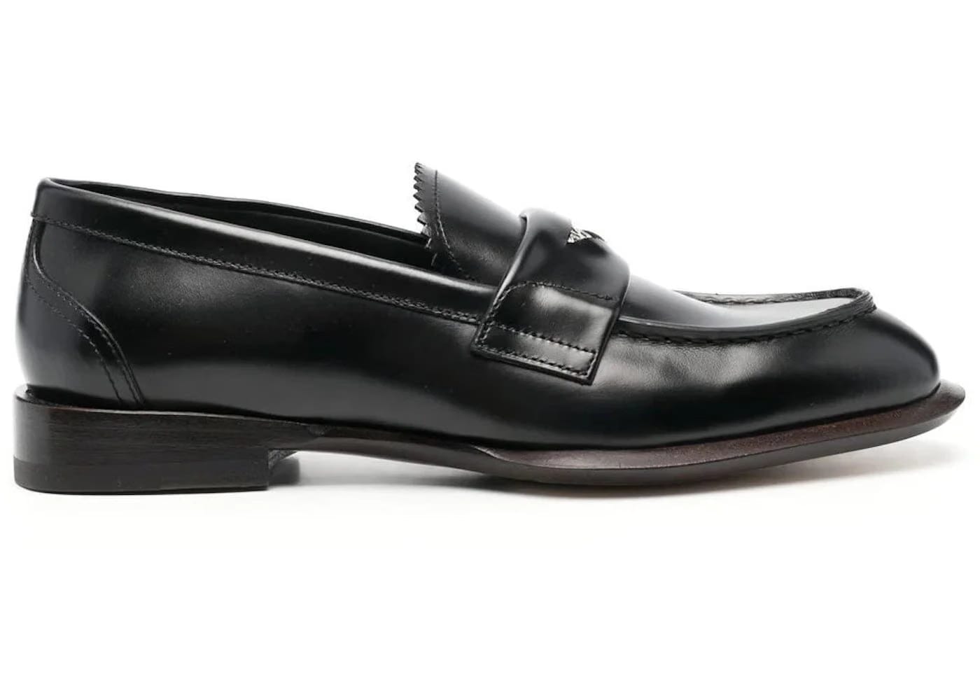 Alexander McQueen Coin-Embellished Loafer Black