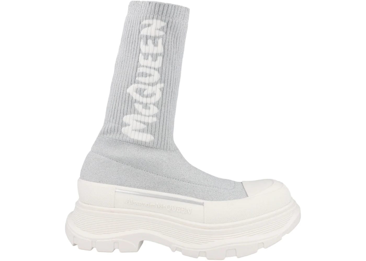 Alexander McQueen Wmns Tread Slick Boot 'Grey'