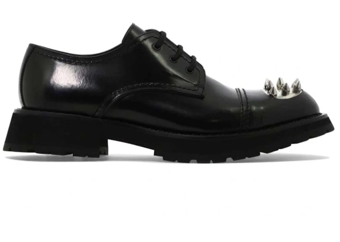 Alexander McQueen Punk Stud Derby Black