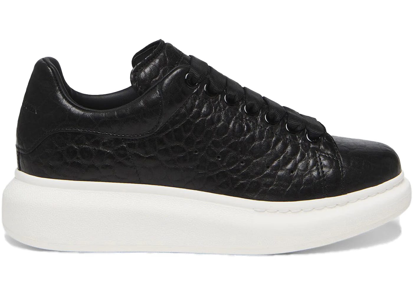 Alexander Mcqueen Oversized Black Full-Grain Leather (Women'S)
