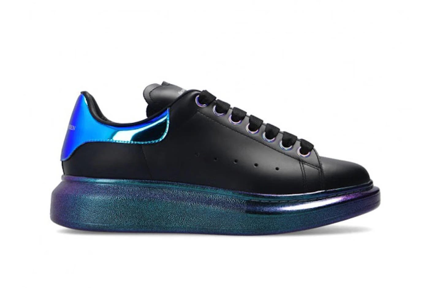 Alexander McQueen Wmns Oversized Sneaker 'Black Hologram'