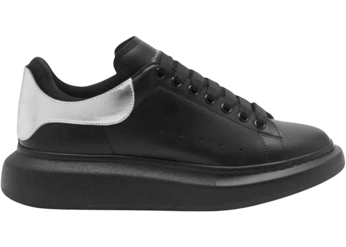Alexander Mcqueen Oversized Black Silver
