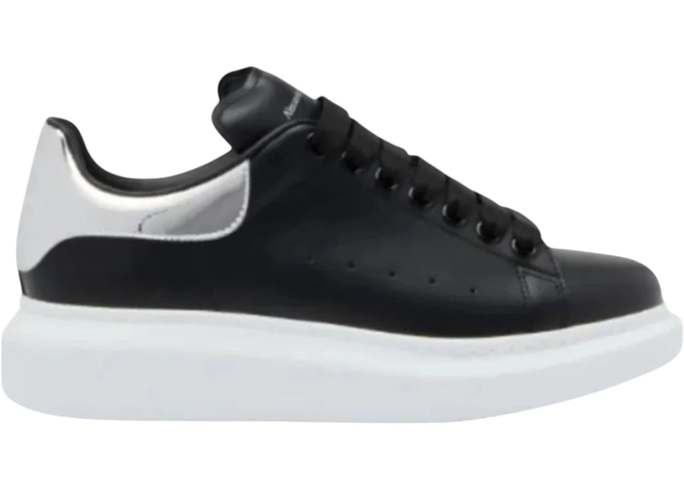Alexander Mcqueen Oversized Black Silver White (Women'S)