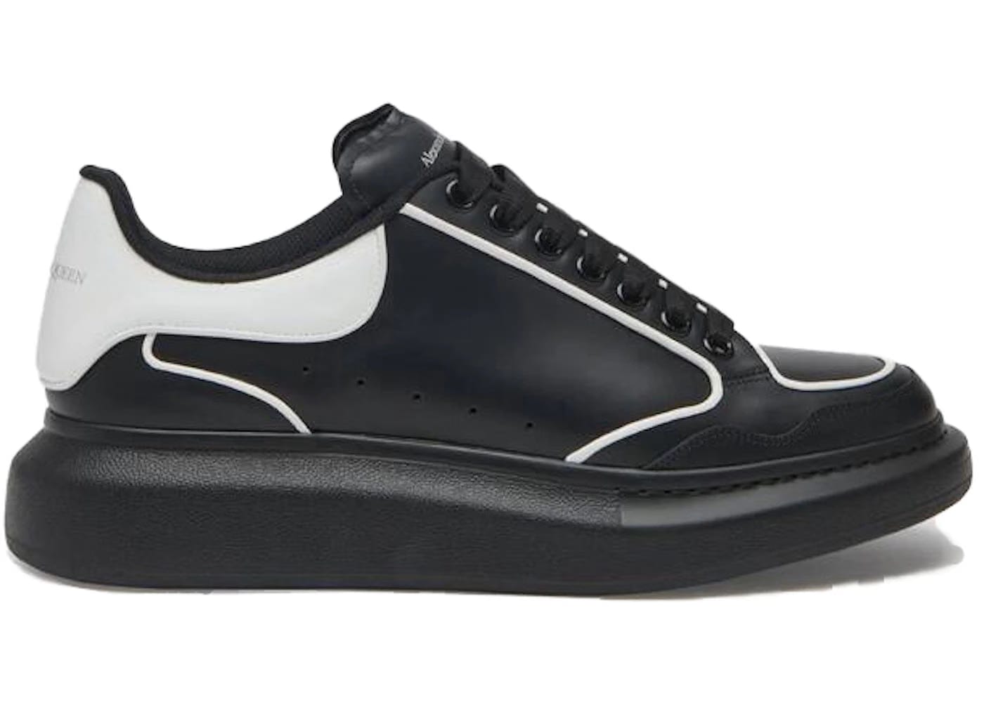 Alexander McQueen Oversized Retro Sneaker Black White