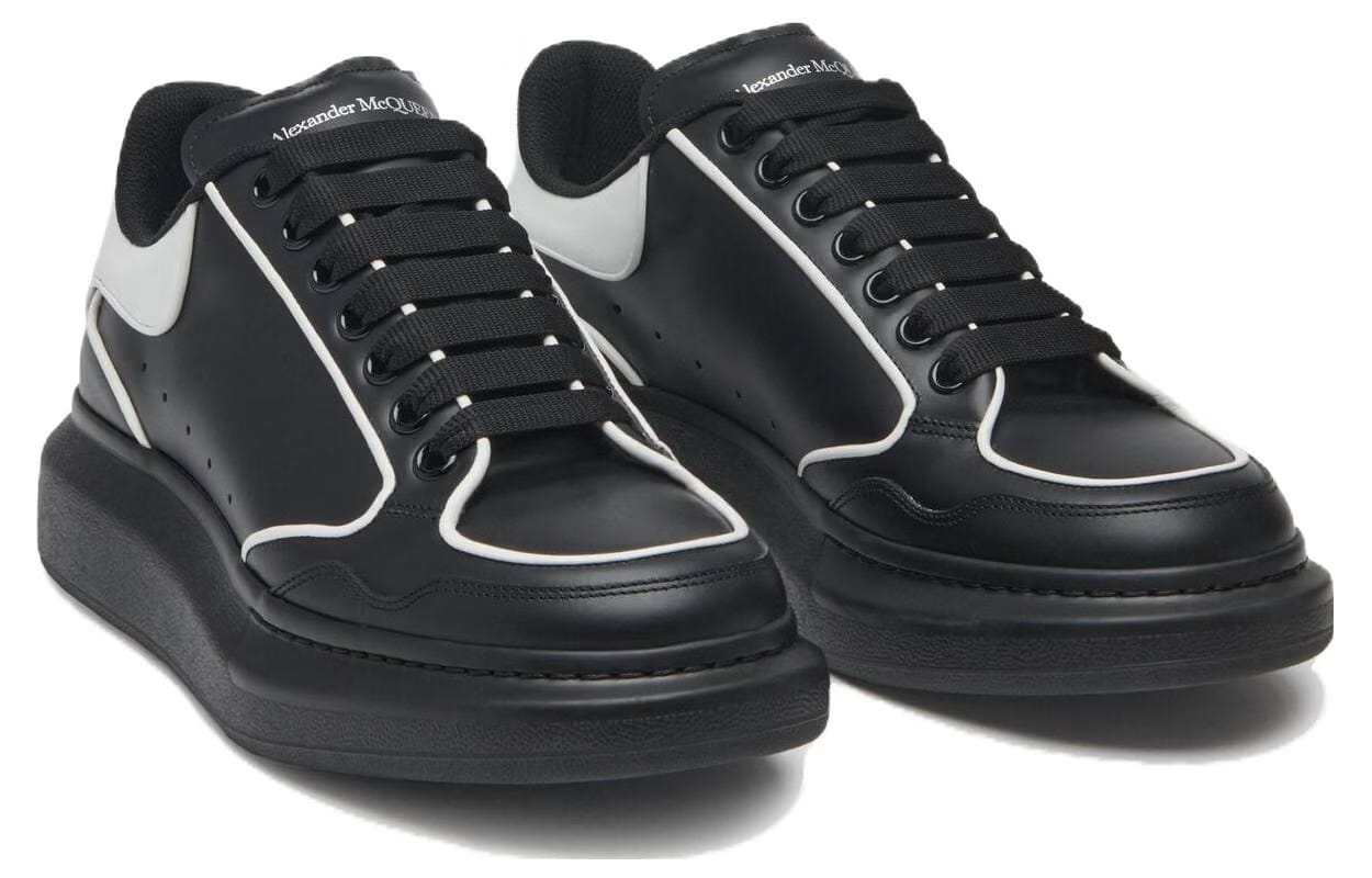 Alexander McQueen Oversized Retro Sneaker Black White