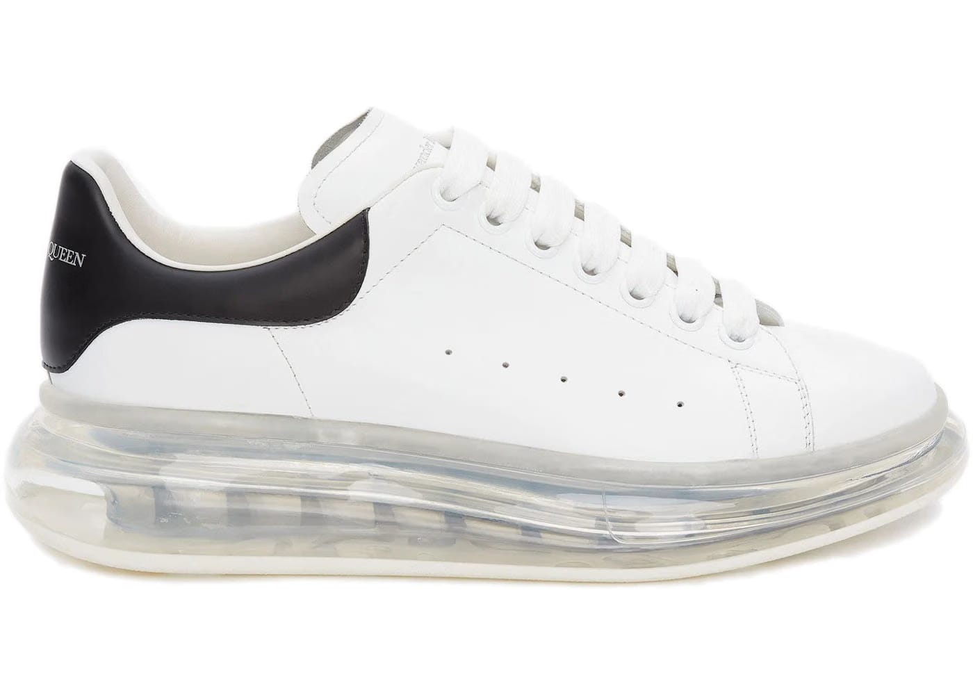 Alexander Mcqueen Oversized Clear Sole Black (Women'S)