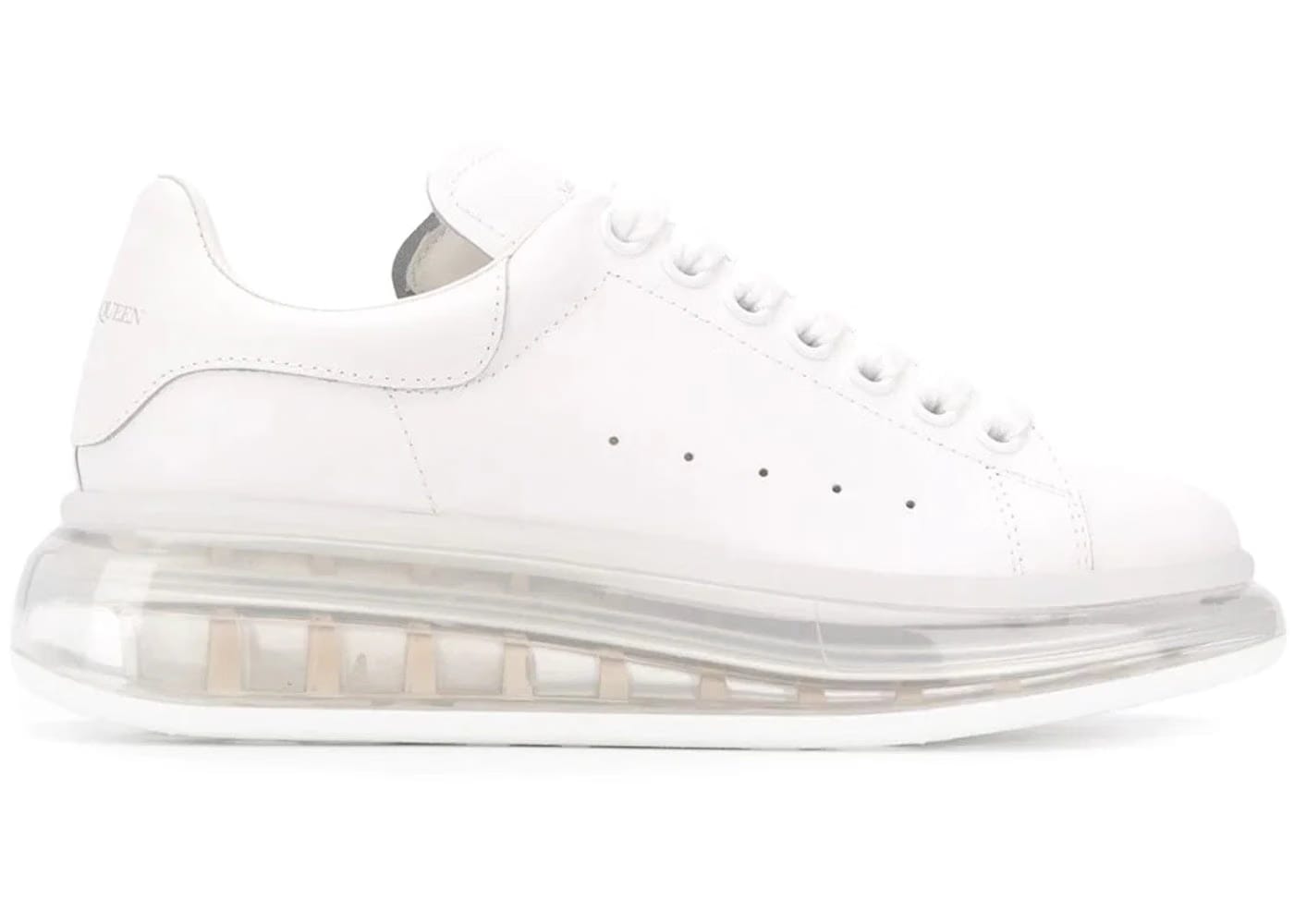 Alexander McQueen Wmns Oversized Sneaker 'Clear Sole - White'