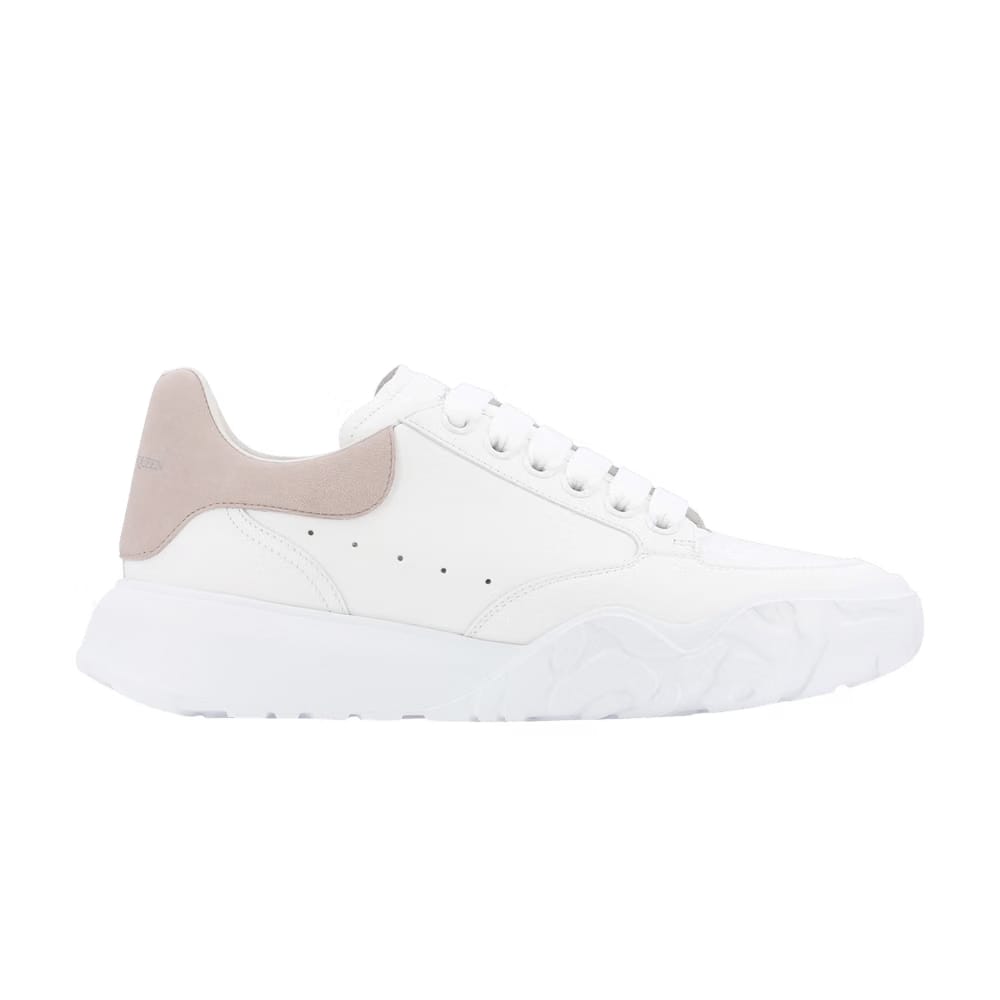 Alexander Mcqueen Oversized Court Trainer White Patchouli (Women'S)