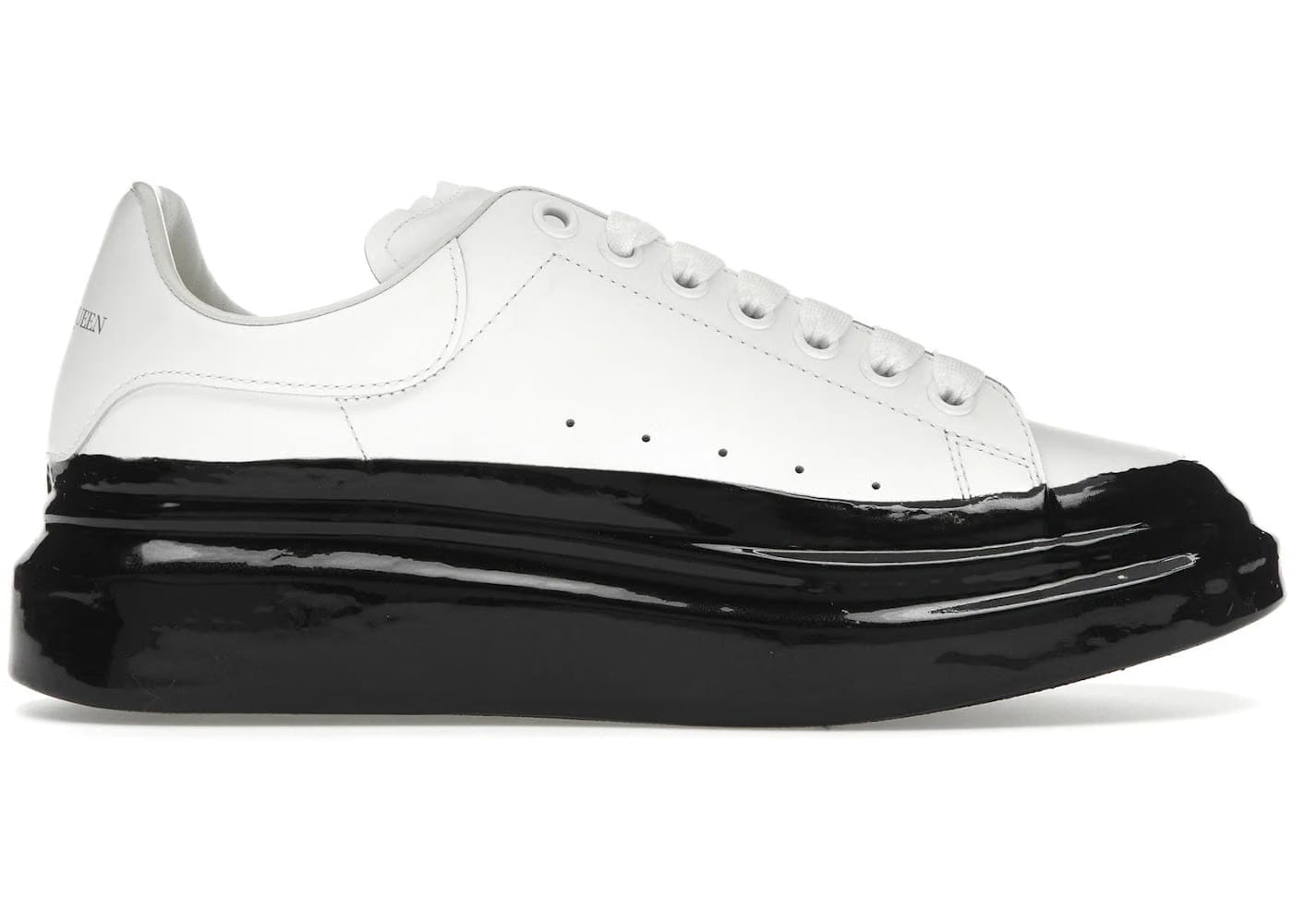Alexander McQueen Oversized Sneaker Paint Dipped - Black