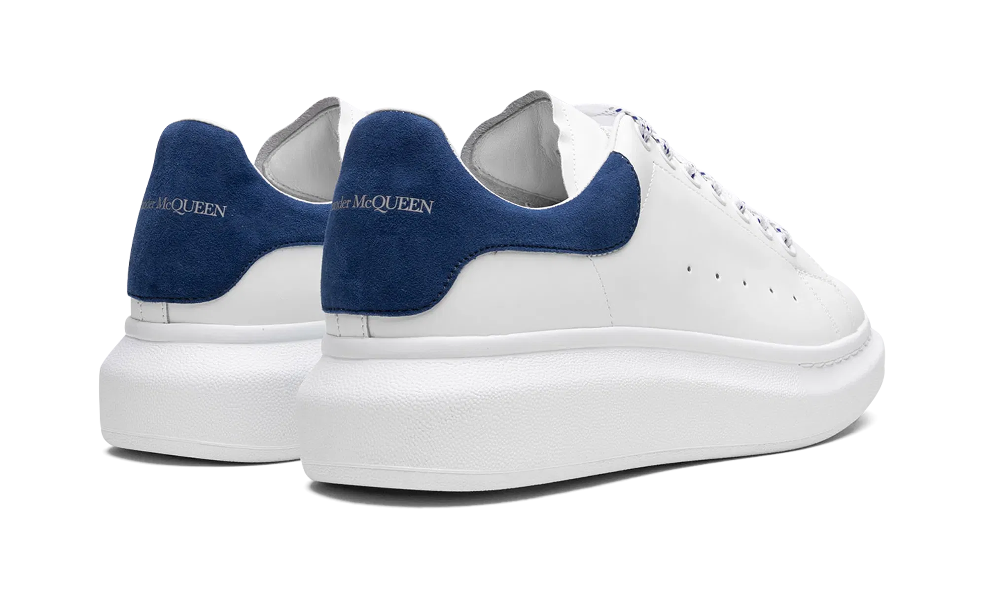 Alexander McQueen Oversized Sneaker White Paris Blue