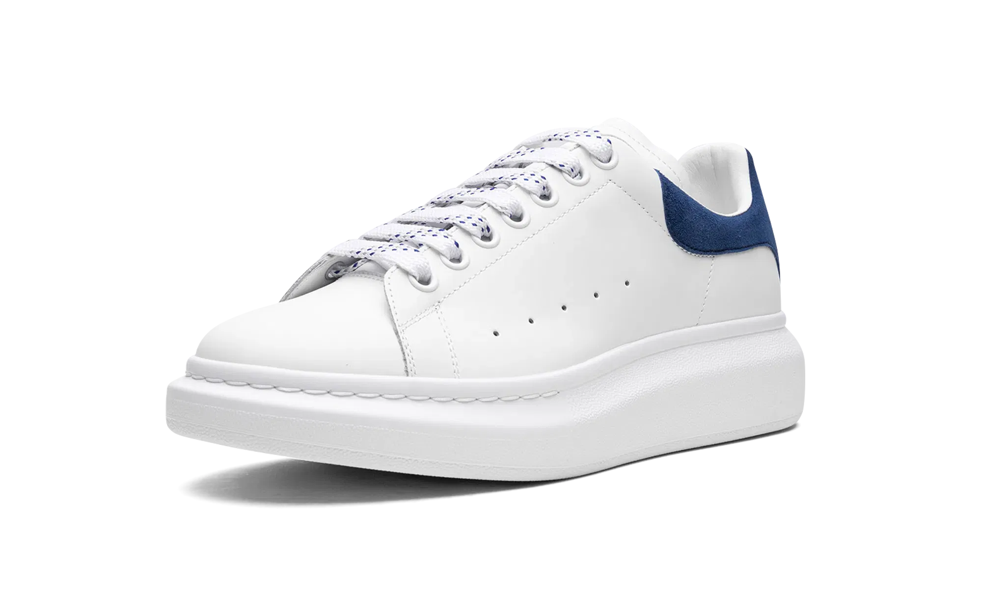 Alexander McQueen Oversized Sneaker White Paris Blue