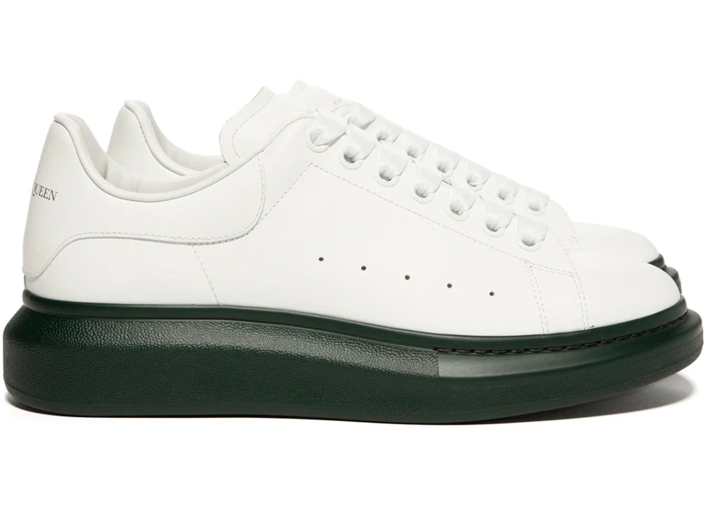 Alexander McQueen Oversized Sneaker White Dark Green Sole