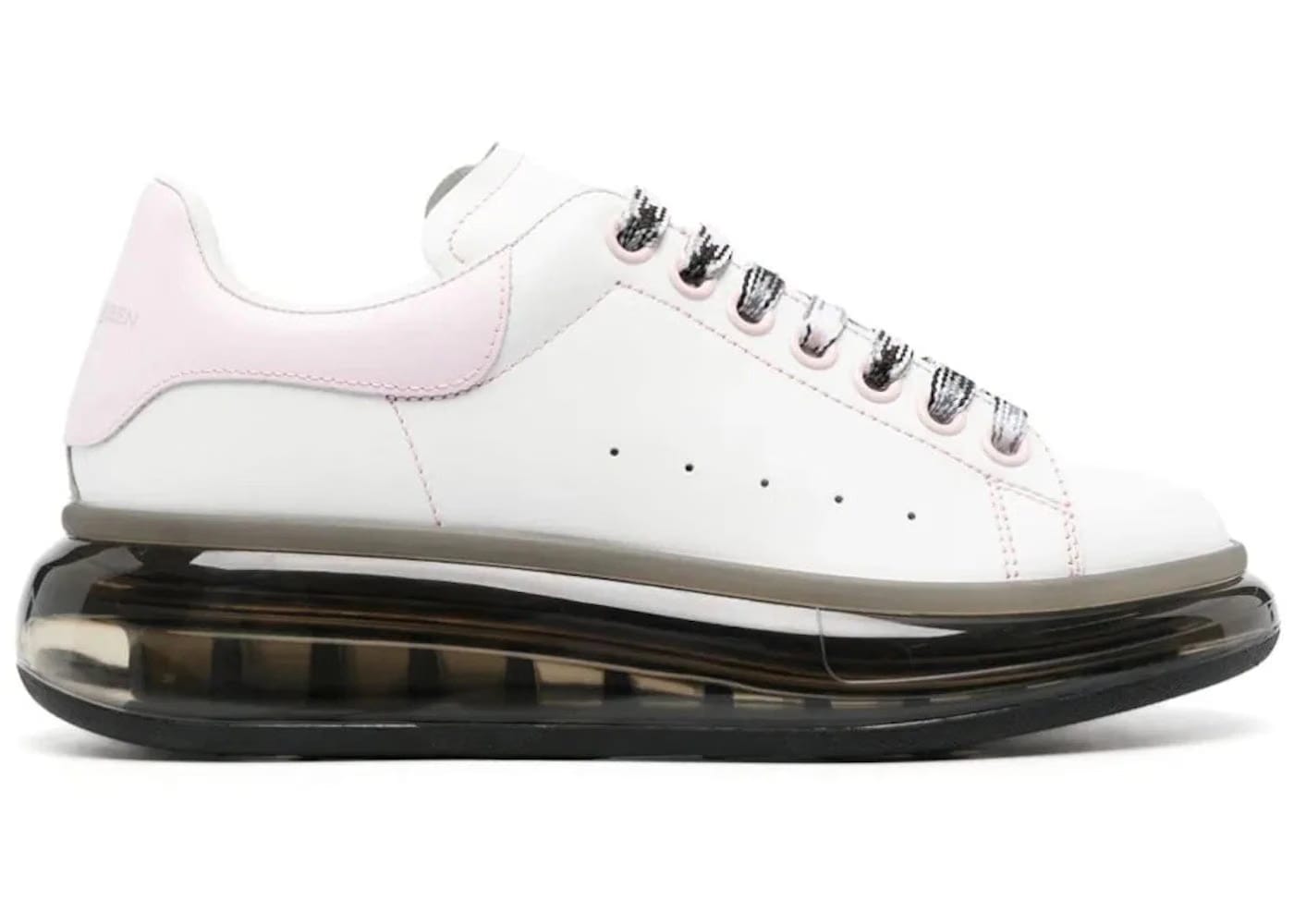 Alexander Mcqueen Oversized Transparent White Pink