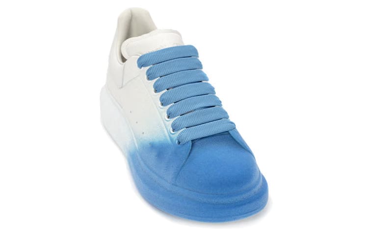 Alexander McQueen Oversized Sneaker Sprayed Ombre - White Lake Blue