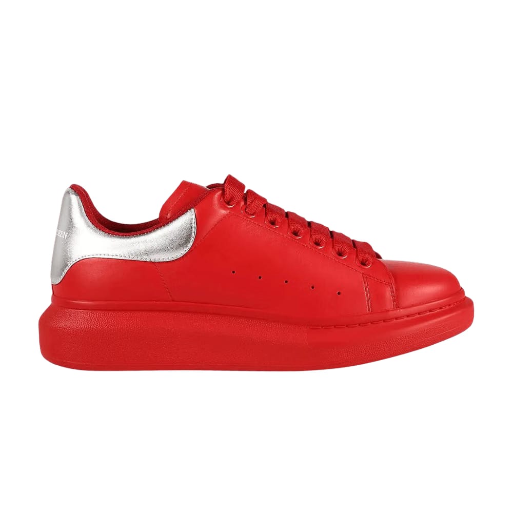 Alexander Mcqueen Oversized Welsh Red Silver