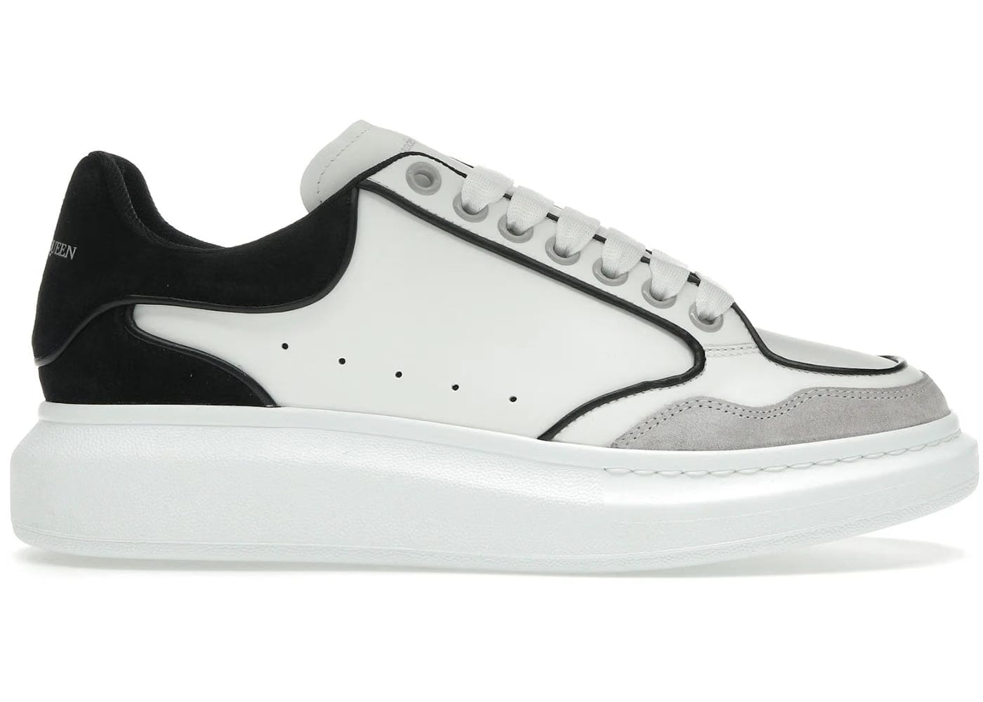 Alexander McQueen Oversized Retro Sneaker White Black Grey