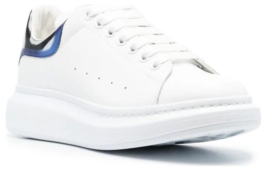 Alexander McQueen Oversized Sneaker White Silver Blue
