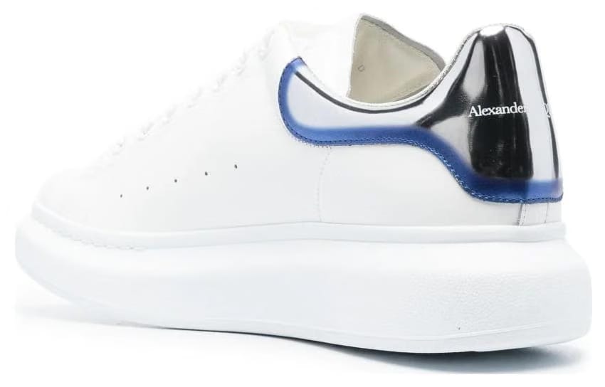 Alexander McQueen Oversized Sneaker White Silver Blue