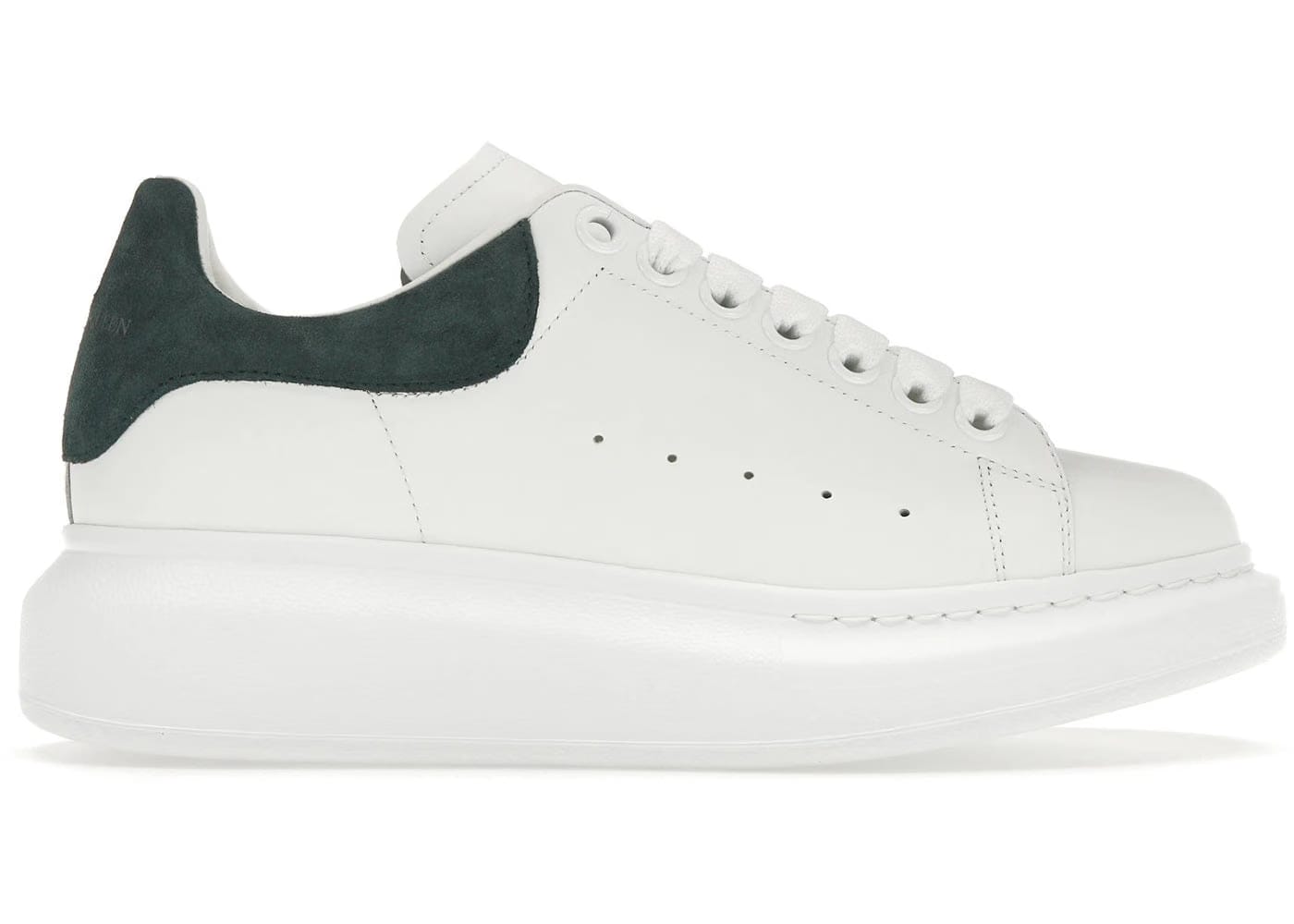 Alexander McQueen Wmns Oversized Sneaker 'White Dark Green'