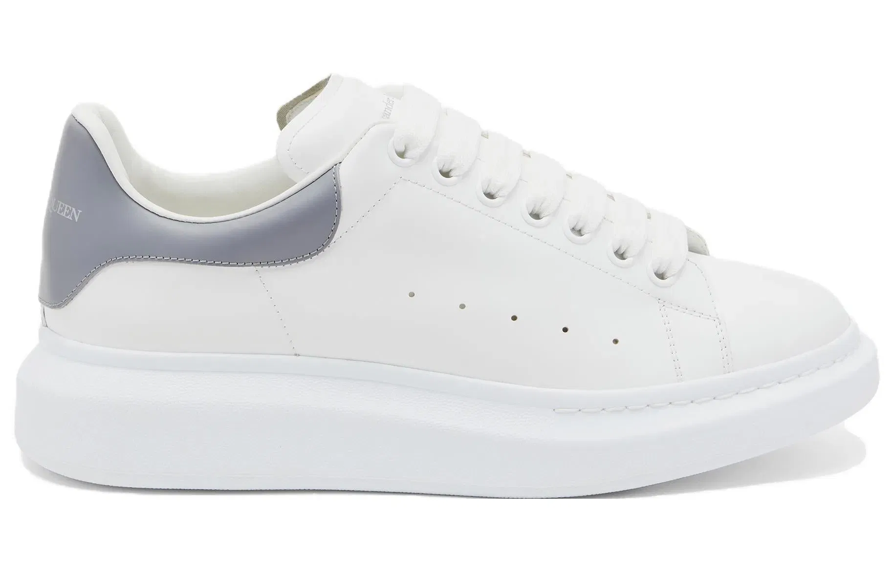 Alexander McQueen Oversized Sneaker White Grey